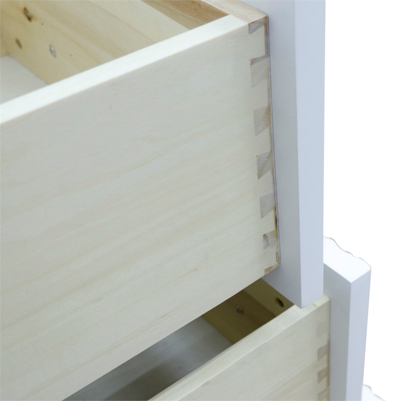 48 in. Single Wooden Vanity  White Finish Cabinet Only