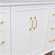 48 in. Single Wooden Vanity  White Finish Cabinet Only