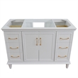 48 in. Single Wooden Vanity  White Finish Cabinet Only