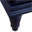 60 in. Double Wooden Vanity Blue  Cabinet Only