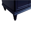 24 in. Single Wooden Vanity  Blue Finish Cabinet Only