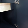 24 in. Single Wooden Vanity  Dark Gray Finish Cabinet Only