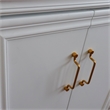 24 in. Single Wooden Vanity  White Finish Cabinet Only