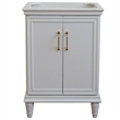 24 in. Single Wooden Vanity  White Finish Cabinet Only