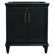 30 in. Single Wooden Vanity  Dark Gray Finish Cabinet Only