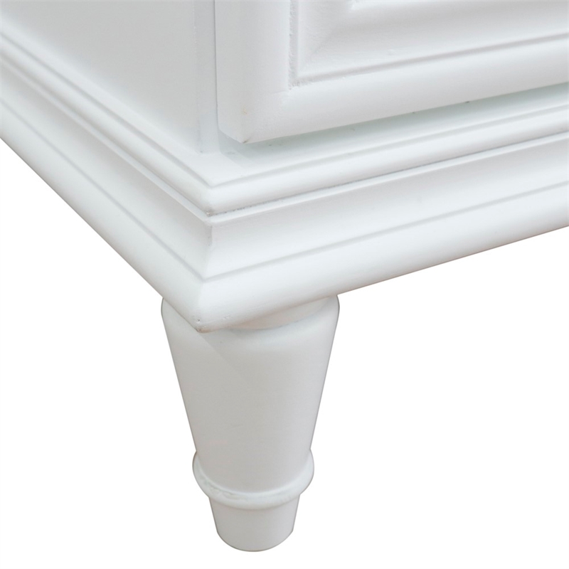 30 in. Single Wooden Vanity  White Finish Cabinet Only