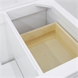 36 in. Single Wooden Vanity  White Finish Left Door Cabinet Only