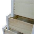 36 in. Single Wooden Vanity  White Finish Left Door Cabinet Only