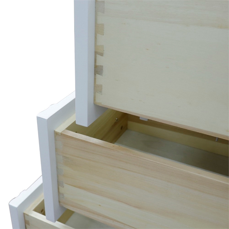 36 in. Single Wooden Vanity  White Finish Right Door Cabinet Only