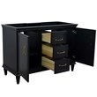 48 in. Double  Vanity Dark Gray Cabinet Only