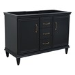48 in. Double  Vanity Dark Gray Cabinet Only
