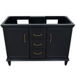 48 in. Double  Vanity Dark Gray Cabinet Only