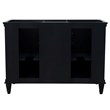 48 in. Double  Vanity Dark Gray Cabinet Only