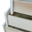 48 in. Double Wooden Vanity White Finish Cabinet Only
