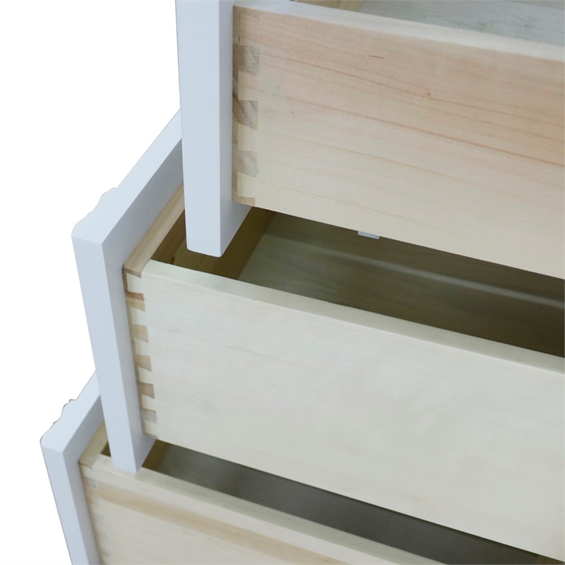 49 in. Double Wooden Vanity White with Gray Granite Rectangle Sink