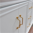 61 in. Double Wooden Vanity White White Quartz Rectangle Sink
