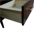 61 in. Double Wooden Vanity Walnut Black White Quartz Rectangle Sink
