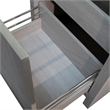 24 in. Single Gray Vanity with Ceramic Sink
