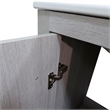 48 in. Gray Pine Double Wooden Vanity with Ceramic Top