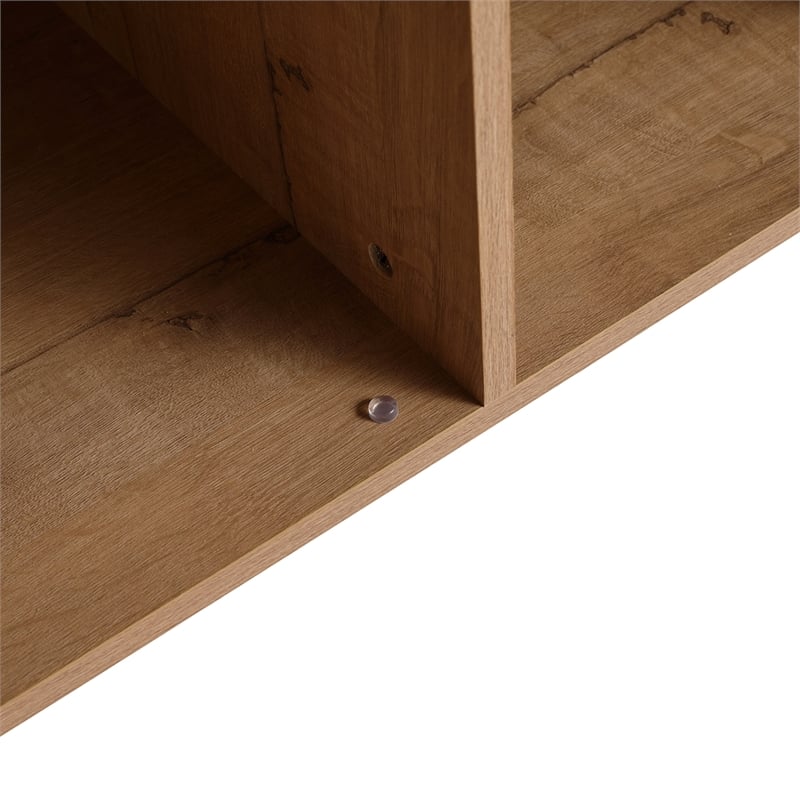 30 in. Single Vanity in Natural finish with Solid Surface Resin White Sink