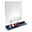 23.5 in. Blue Wireless Charging Shelf and Frameless Mirror Set