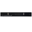23.5 in. Dark Gray Wireless Charging Shelf and Frameless Mirror Set