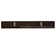 30 in. Rustic Wood Wireless Charging Shelf and Frameless Mirror Set
