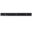 35 in. Dark Gray Wireless Charging Shelf and Frameless Mirror Set