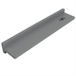 35 in. Light Gray Wireless Charging Shelf and Frameless Mirror Set