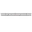 35 in. White Wooden QI Wireless Charging Shelf and Frameless Mirror Set