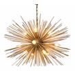 Nora 12-light Modern Pendant Fixture with Gold Iron Extensions