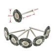 Moti Samarth Solid Wood Decor on Iron Stand in Sandblasted Gray (Set of 3)