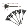 Moti Samarth Solid Wood Decor on Iron Stand in Sandblasted Gray (Set of 3)