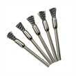 Moti Samarth Solid Wood Decor on Iron Stand in Sandblasted Gray (Set of 3)
