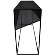 Sheridan Pierce Console Table in Black Metal