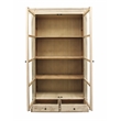 Manhattan Beach Padawan Solid Wood 2-Door 2-Drawer Cabinet in Antique White