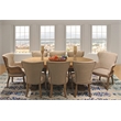 Manhattan Beach Old Pine Solid Wood Carrom Dining Table in Natural