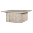 Sarah Solid Wood Storage Cocktail/Coffee Table in Brushed Ivory Finish