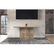 Sarah Solid Wood Console Table in Brushed Ivory Finish