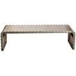 Sheridan Cast Iron Cocktail Table in Gold Featuring Studded Detailing