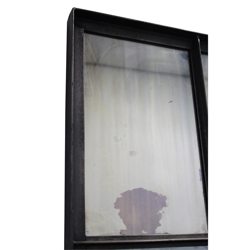 Sheridan Antique Mirror in Gray Metal
