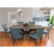 Redondo Felix Solid Wood Dining Table with Cast Iron Legs in Natural - 82