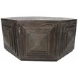 Morris Reclaimed Pine Solid Wood Cocktail Table with in Antique Brown