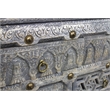 Carter Burman 2-Door 7-Drawer Sideboard in Aged Gray on Mango Solid Wood