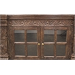 Crane Solid Wood 2 Door Hand-Carved Sideboard in Brown