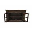 Crane Solid Wood 2 Door Hand-Carved Sideboard in Brown