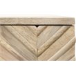 Zane Solid Wood 5 Door Sideboard in White Wash Finish