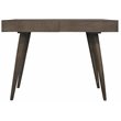 Benedict Acacia Solid Wood 2-Drawer Desk in Gray Wash Finish