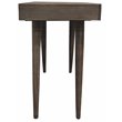 Benedict Acacia Solid Wood 2-Drawer Desk in Gray Wash Finish