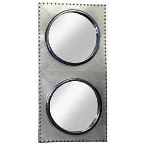 Orlando Cast Iron Sailor's Mirror in Silver